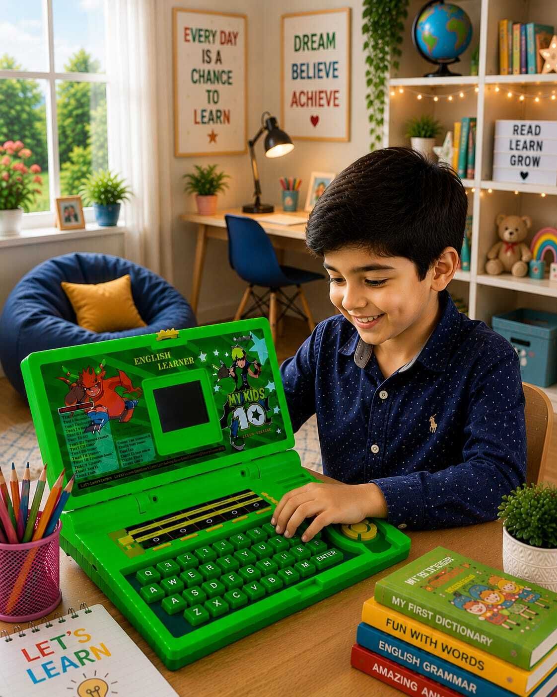 intelligent Educational Laptop Computer(IND*7586) Toy for Kids-picture-22