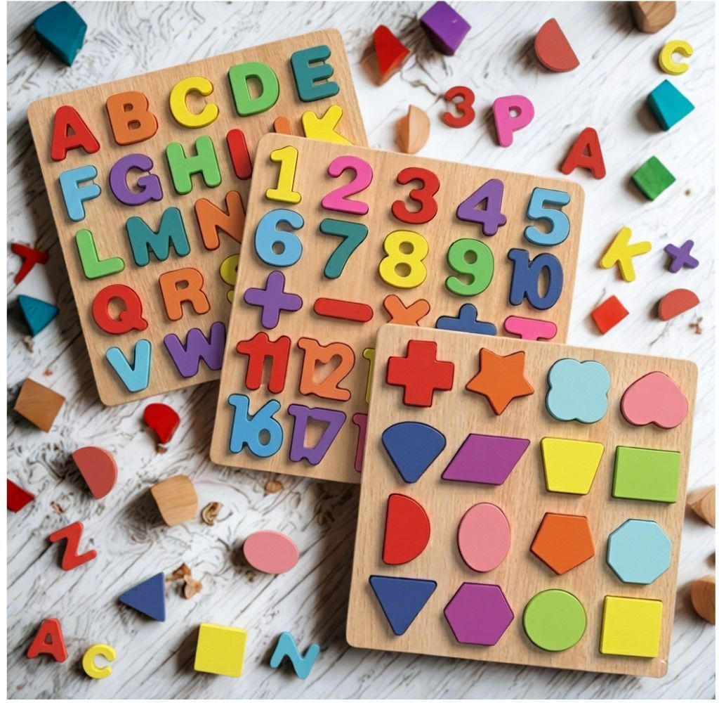 beauty bright Montessori Educational Wooden Puzzle Board for Toddlers and Preschool B1T730-picture-5