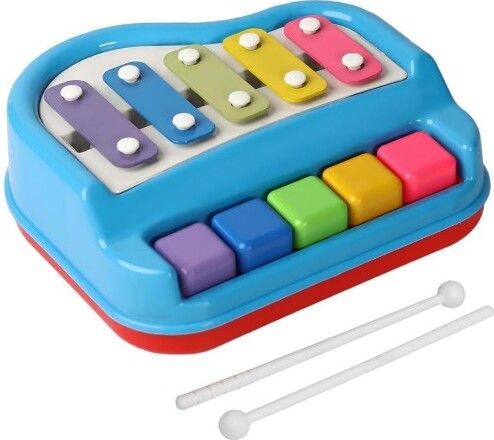 pmw 2 in 1 Piano and Xylophone Toy for Toddlers with 2 Mallets-picture-44