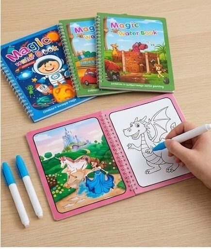 5 star plus Reusable Water Reveal Activity Book, Random Theme All Fun-picture-41