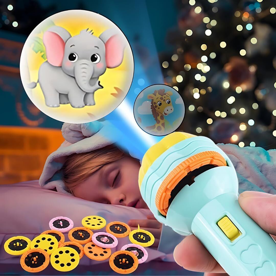 3 Slides 24 Pattern Projector Flashlight Mini Torch, Kids Projection Torch Toys-image-14