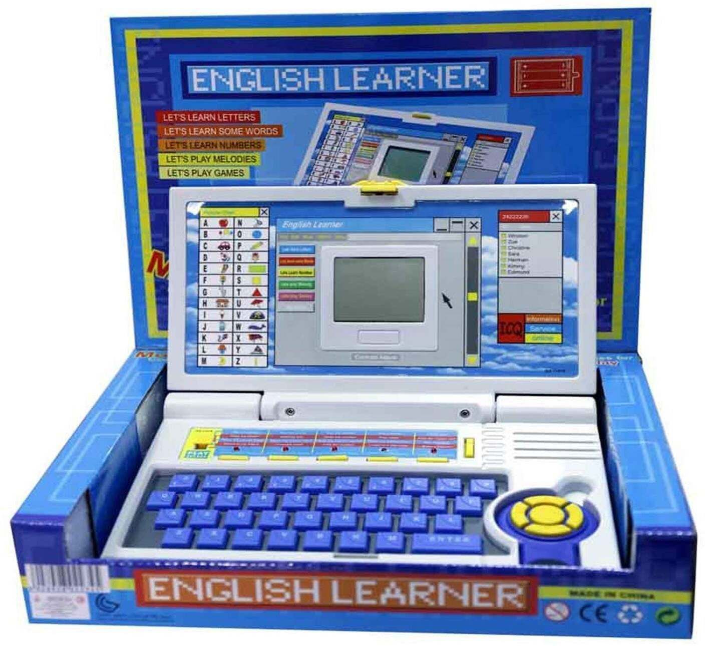 basha mall Kids English Learning Laptop Alphabets, Numbers Sound for Kids-picture-35