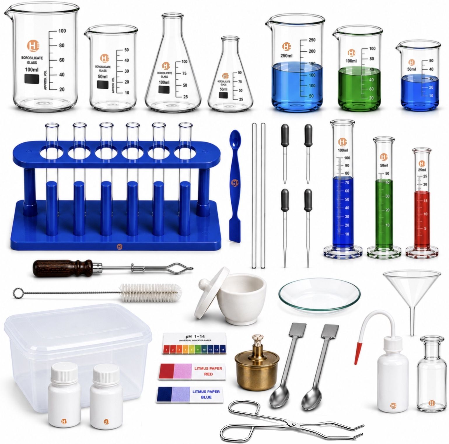 harrison 40 Pcs Chemistry Lab Kit | CBSE/NCERT Aligned Science Glassware Set-picture-20