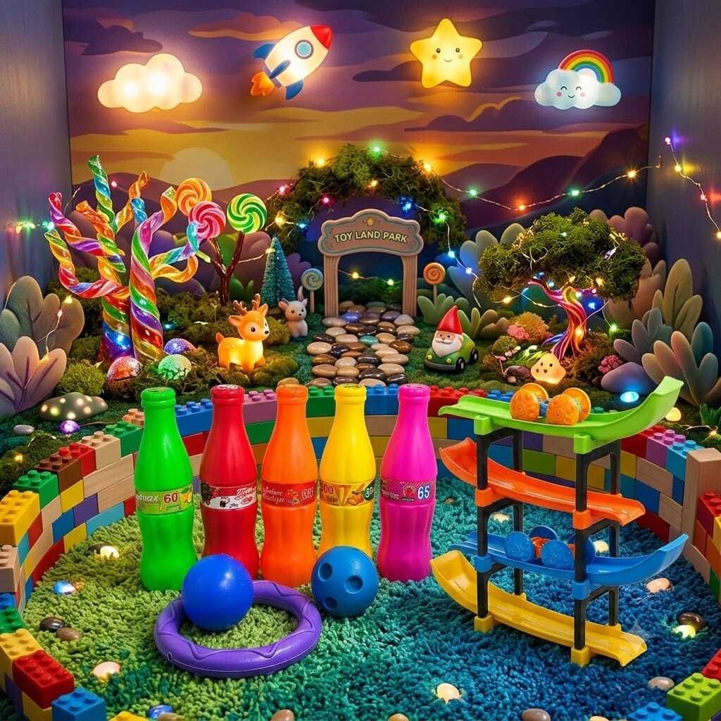 Kids Toys Bottle Ring Game & Ball Run Tower | Educational Toys-image-9