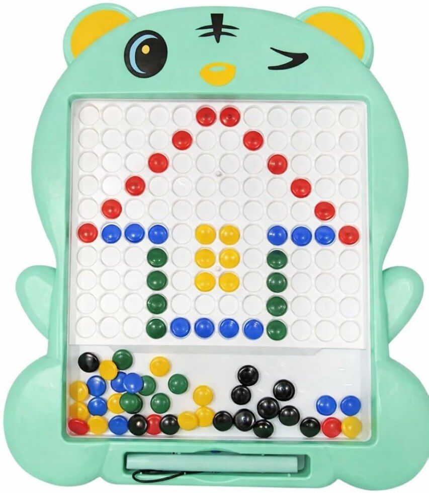 Magnetic Drawing Board with Pen and Pattern Book Dots Board-image-35