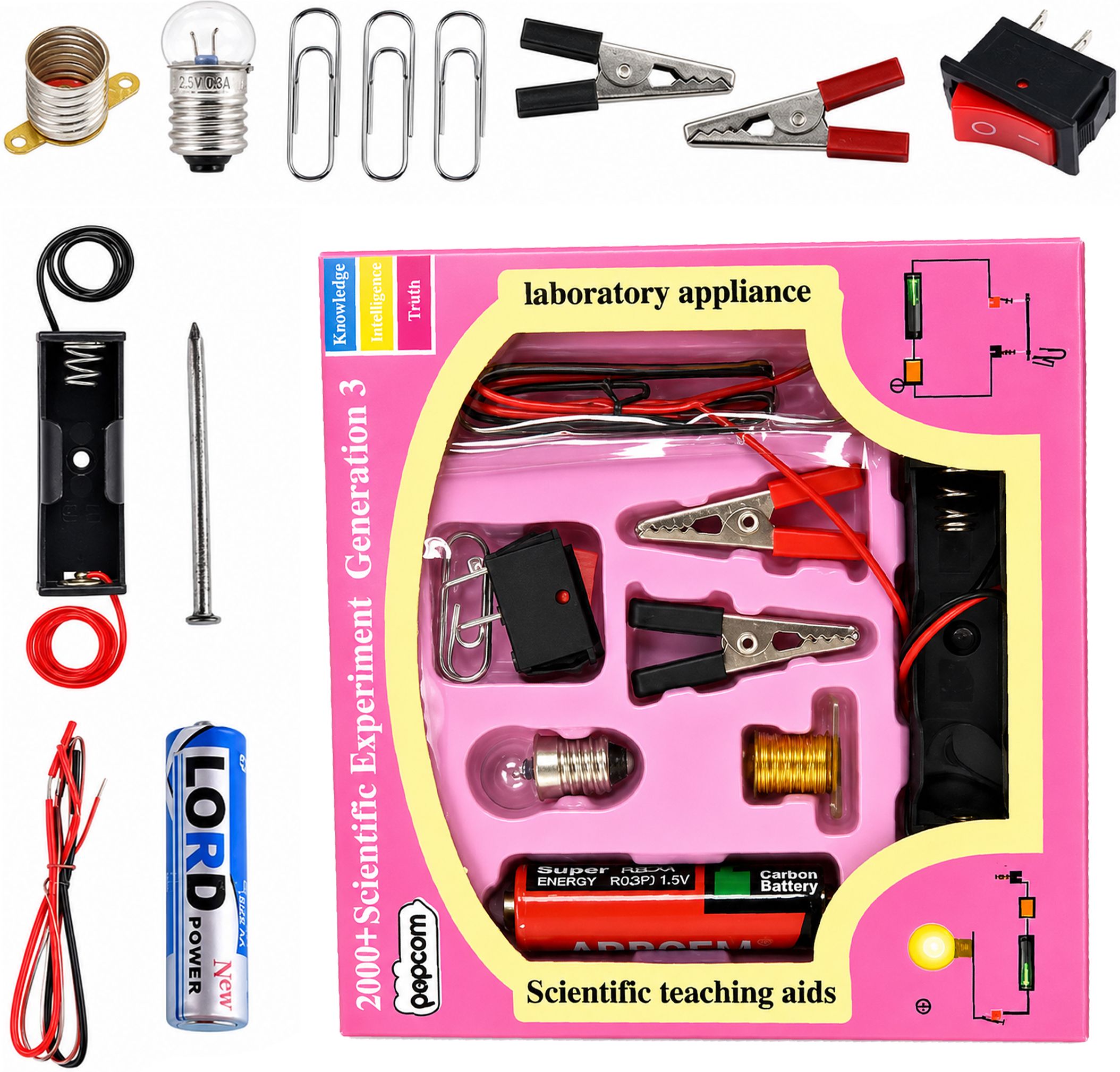 DIY STEM Electronics Learning Kit for Kids 10+, School Science Activity X-image-36