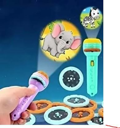 Mini 3 Slids 24 Patterns Projector light Torch Kids Projection Light Toy-image-15