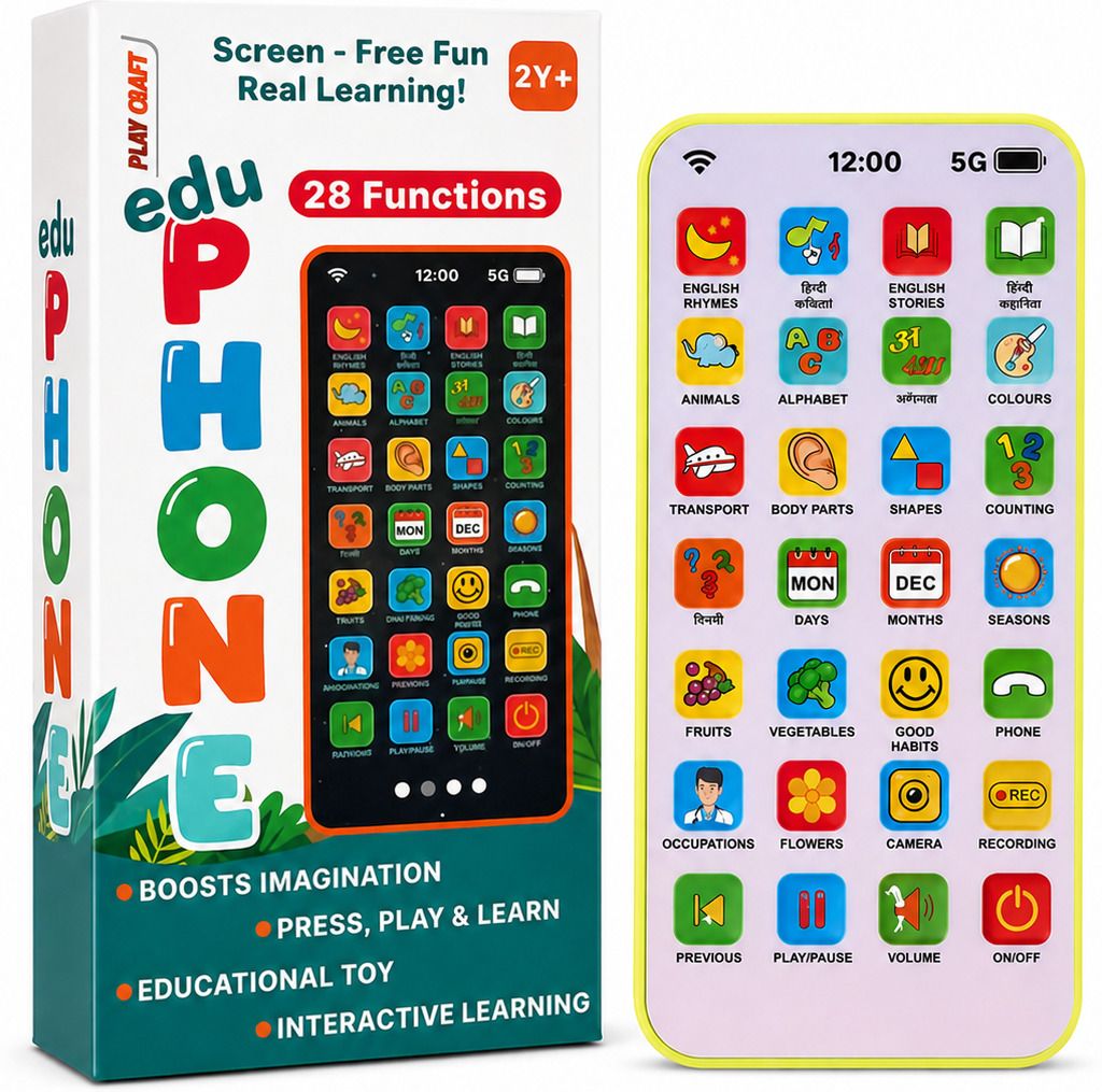 Educational Toy Phone for Kids 2+ with 28 Learning Functions, Rechargeable-image-44