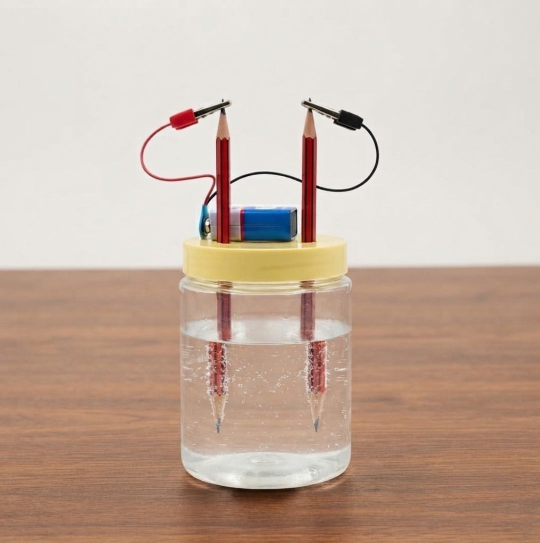 erhindia DIY Water Electrolysis Practical Science Project Working Model Kit for Students-picture-13