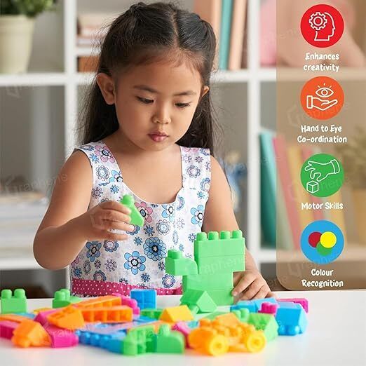 aarozworld Kids Toy Building Blocks Bricks for Kids 100pcs-picture-34