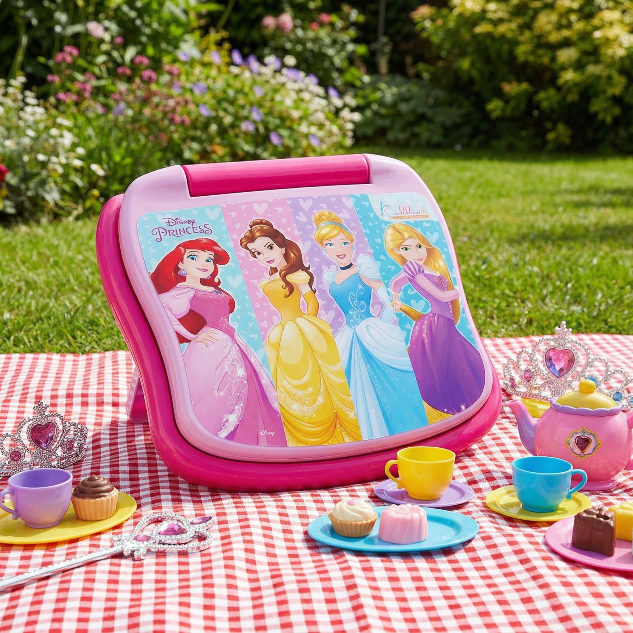disney Princess Educational Laptop with Screen Learning Toy for Kids-picture-11