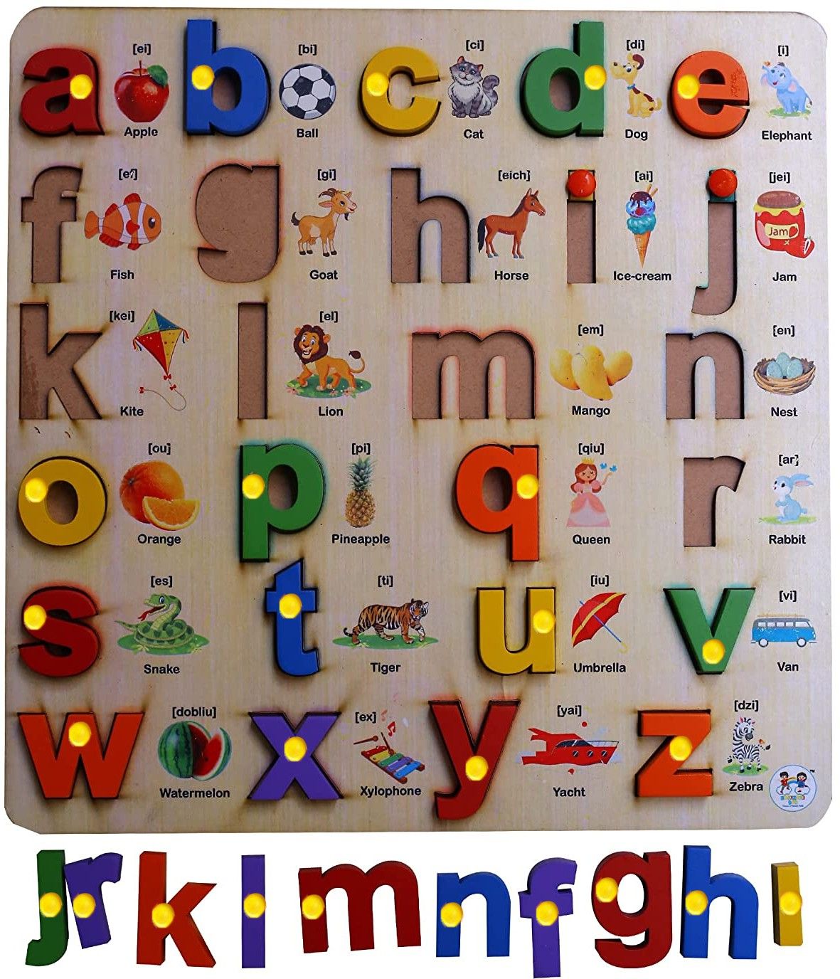 Early Education Letters Puzzles Toys Small Letters Alphabet Board Puzzles Cube-image-18