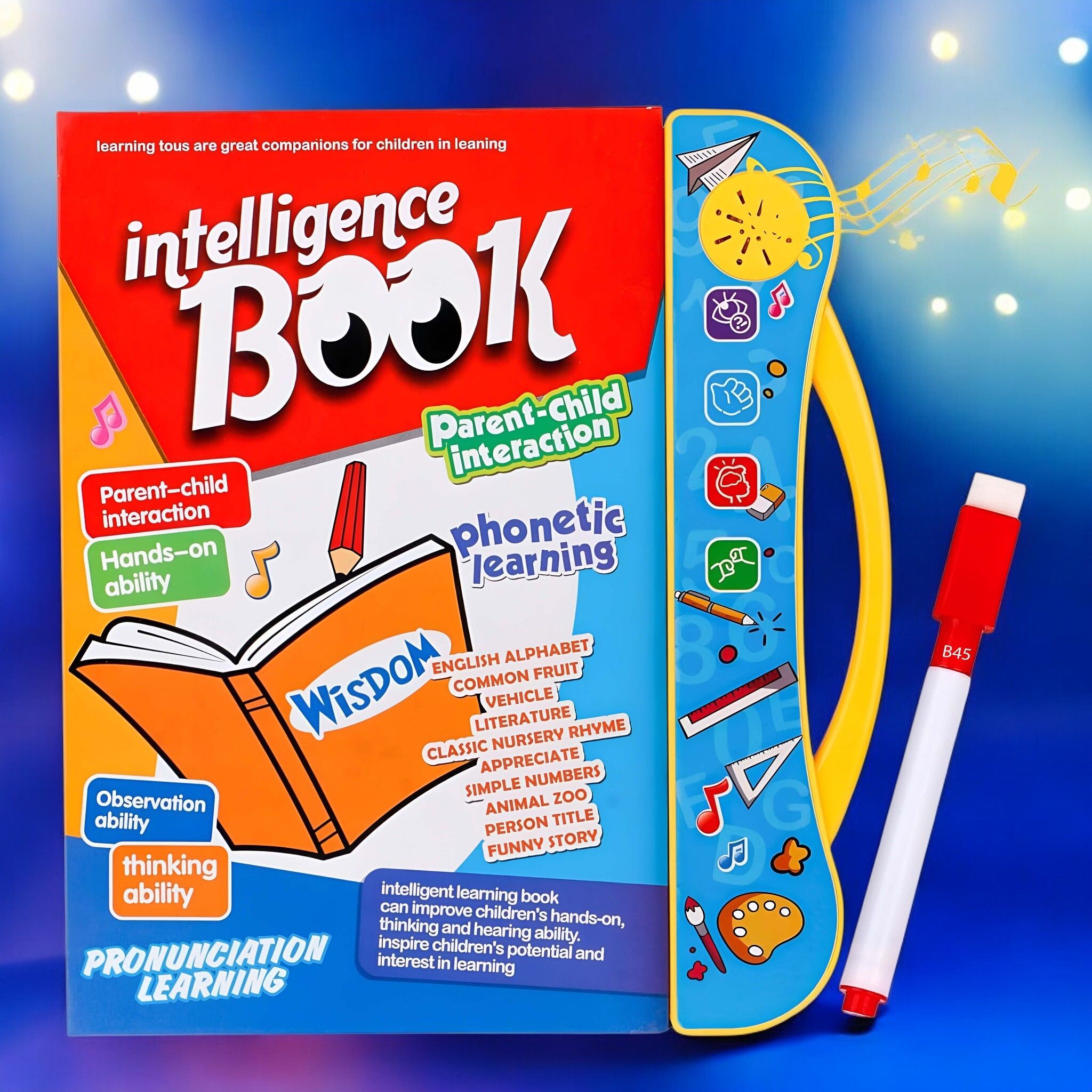 just97 Intelligence Book for Kids–Touch & English Letters & Words Learning toys C_235-picture-25