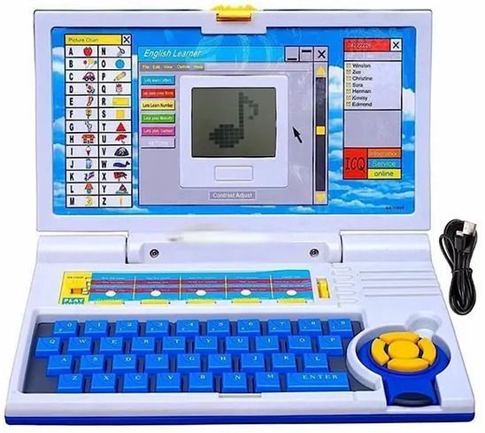 snish signature 20 Fun Activities Educational Laptop Computer Toy with Mouse for Kids-picture-13