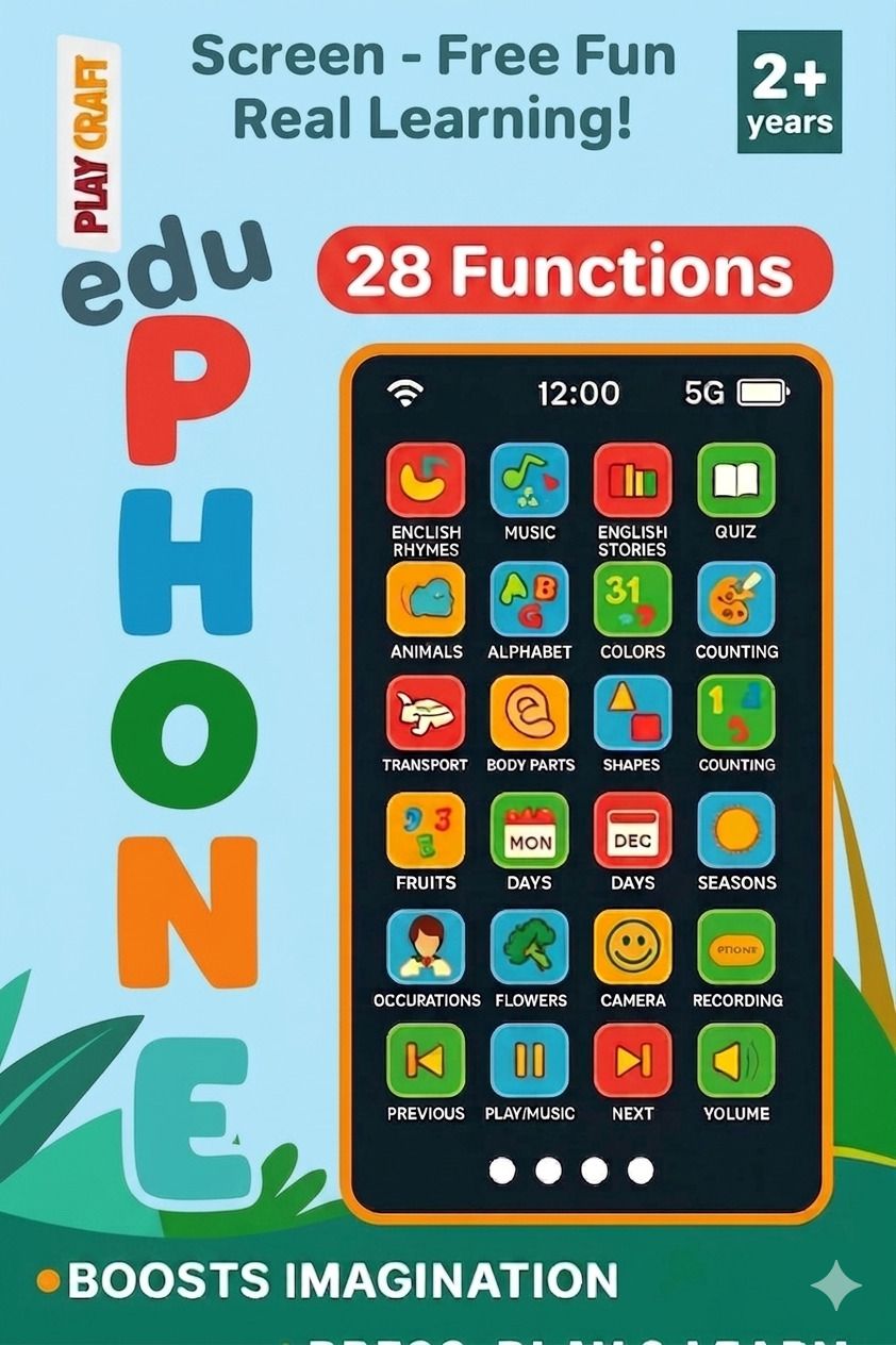 seboncare Musical Smartphone Toy for Babies - Rechargeable Educational Model - SC1-picture-28