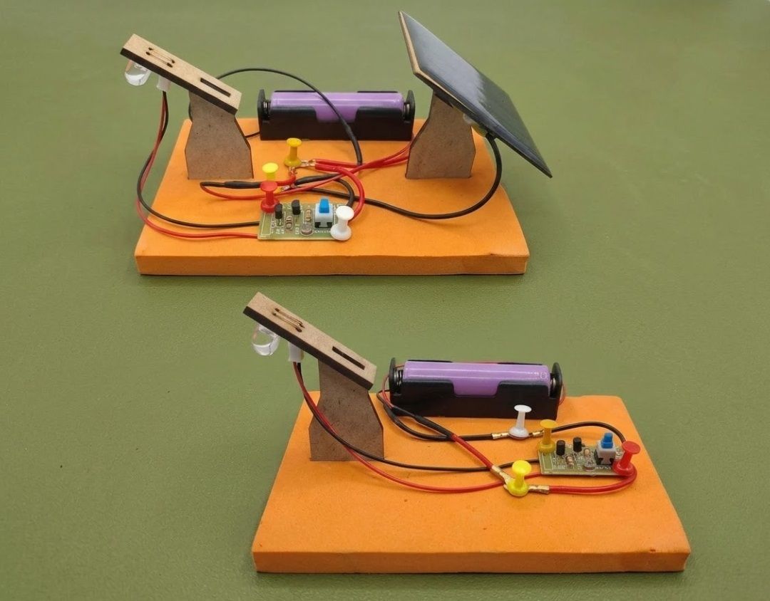 erhindia DIY 2 in 1 Solar Street Light Automatic Sensor STEM Science Activity Kit-picture-36