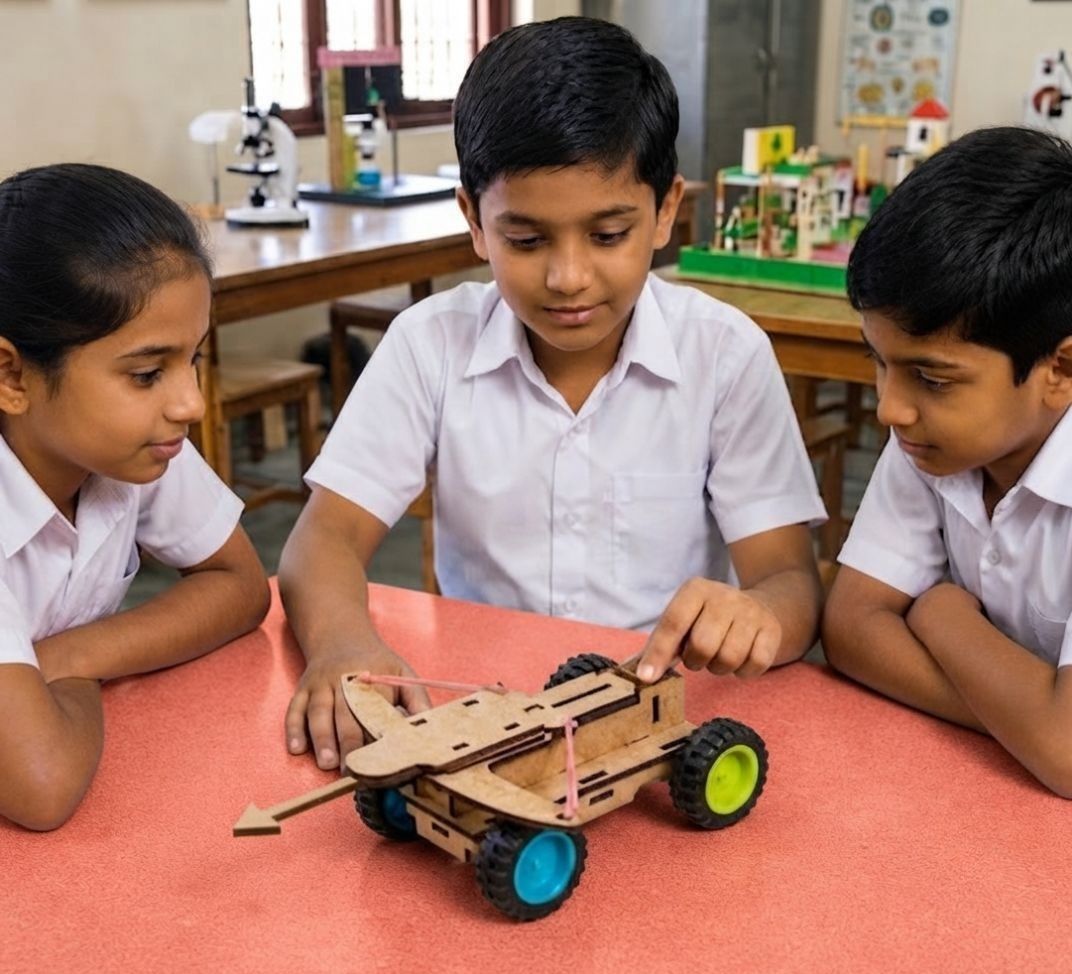 erhindia Arrow Catapult Launcher Educational Science Project Kit STEM Working Model-picture-37