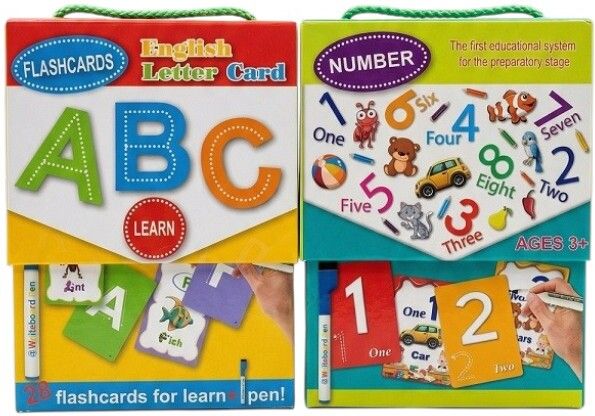 Kids Educational Flash Cards Set (Alphabet + Numbers Learning Kit)-image-7
