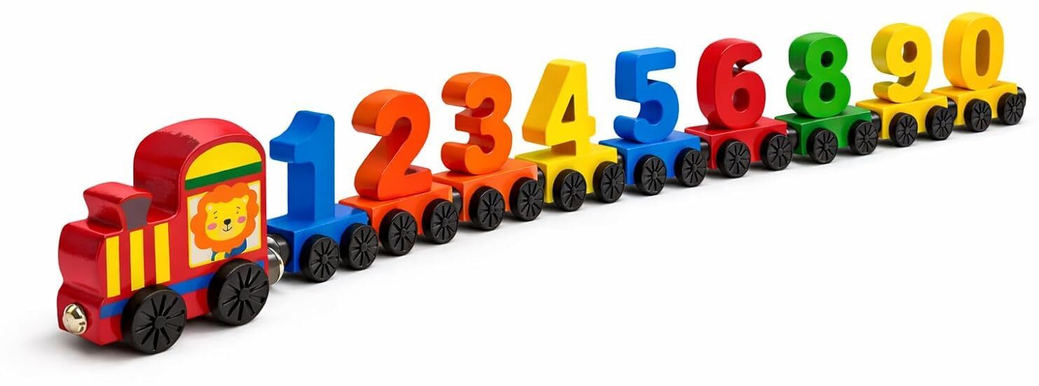 Wooden Number Colourful Train Toy for Kids (0–10)-image-42