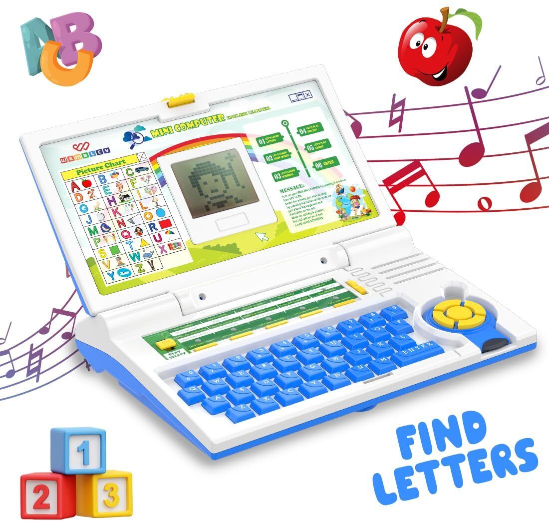 Educational Kids Laptop Learning Toy for 2-5 Years Boys Girls Computer Toys-image-5
