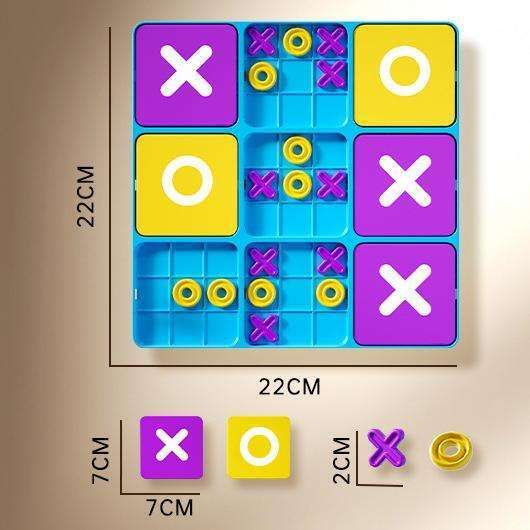 abc Interactive Tic Tac Toe Board Game for Kids | Strategy Puzzle Educational Game-picture-47