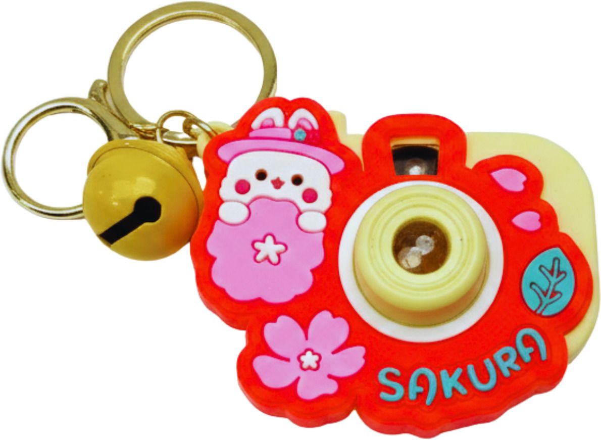echoshop Mini Camera Toy for Kids, Cute Cartoon Camera Pretend Play Toy with Key Ring-picture-47