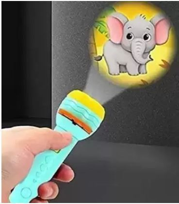 novelty enterprises 3 Slids 24 Patterns Projector Flashlight Torch Kids Projection Light Toy image 1