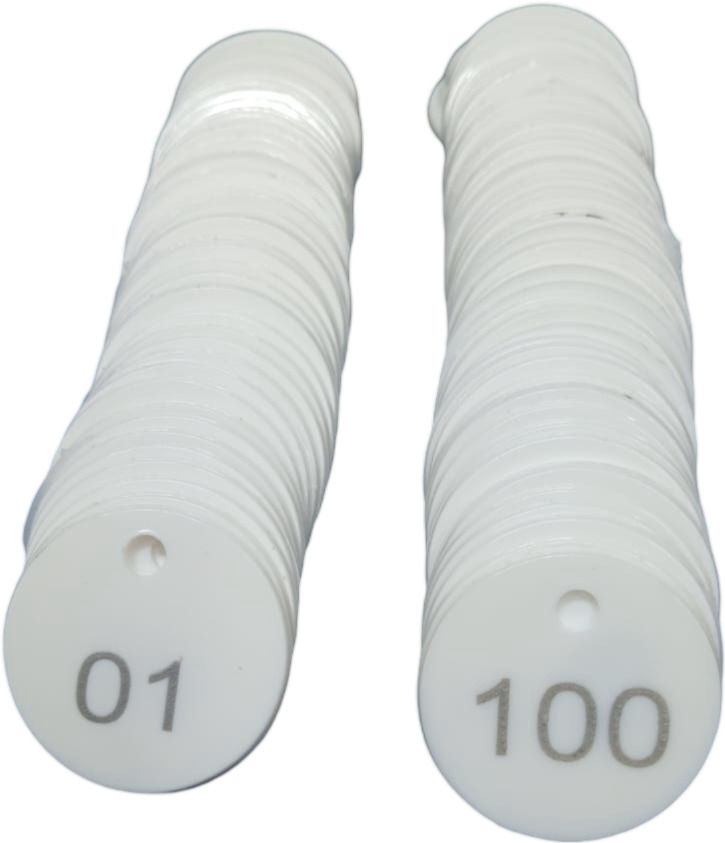 ROUND SHAPE TOKEN COIN WITH HOLE USE FOR SHOP,CASINO,SCHOOL 1TO 100NO COINS-image-47