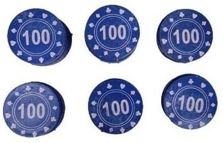 100RS PLASTIC CURRENCY TOKEN COINS COUNTERS CHIPS POKER PLAYING DENOMINATION-image-31
