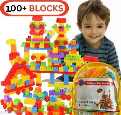 DIY Puzzle Blocks Colorful Small Building Blocks Educational Kids Toy-image-44