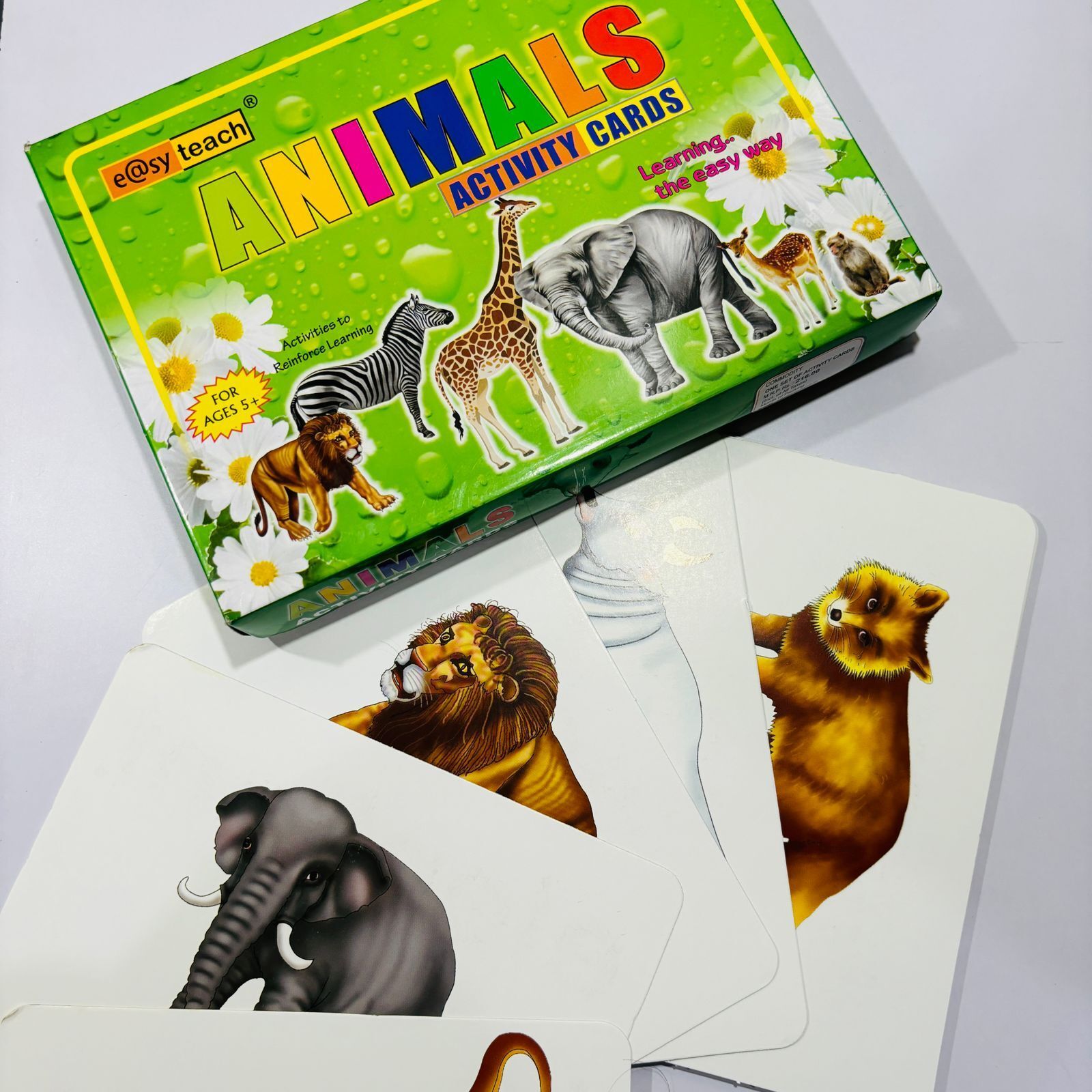 Animal Activity Cards for Kids Play Cards Toys | Early Learning-image-1