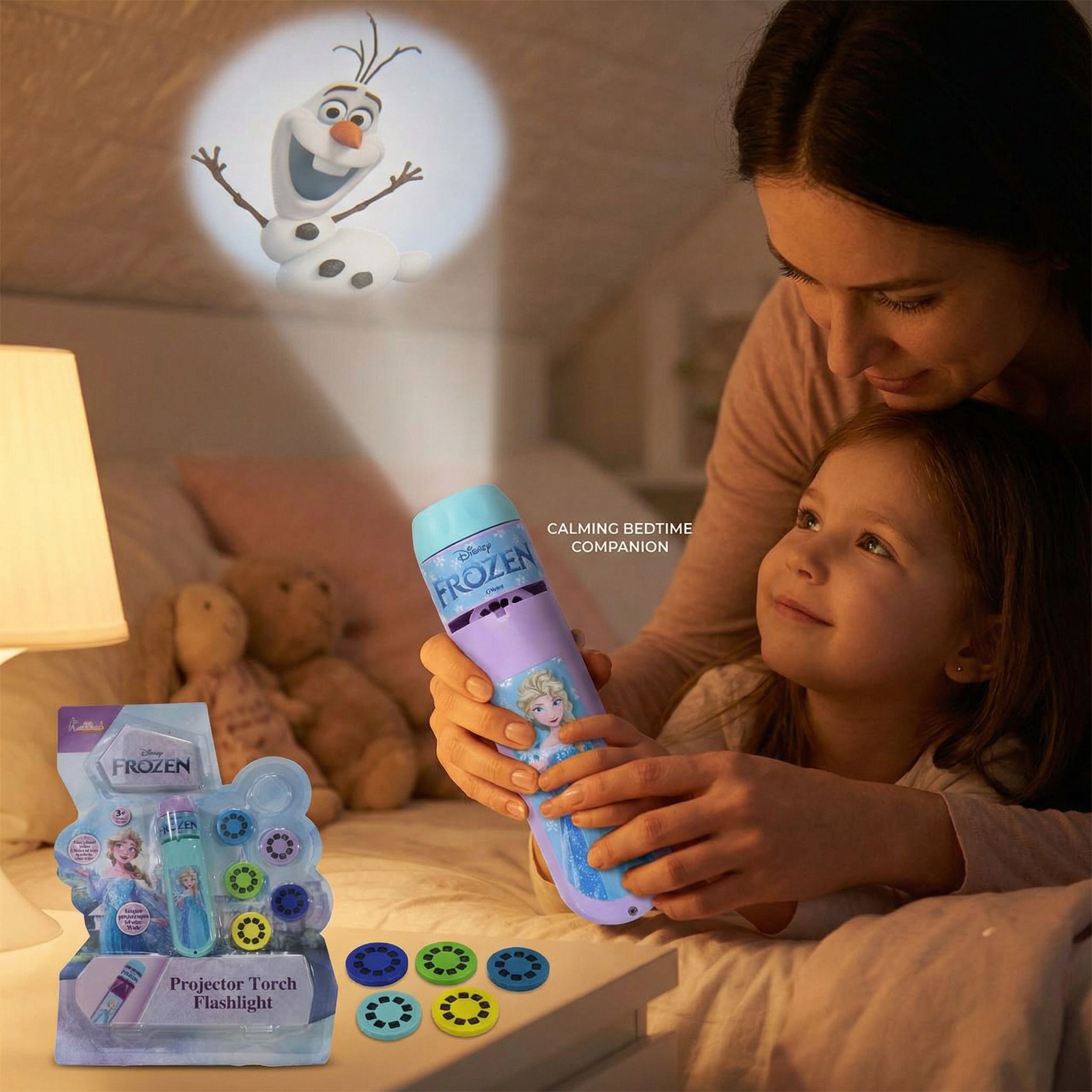 disney Frozen Projector Torch - Handheld Battery Operated LED Flashlight-picture-43