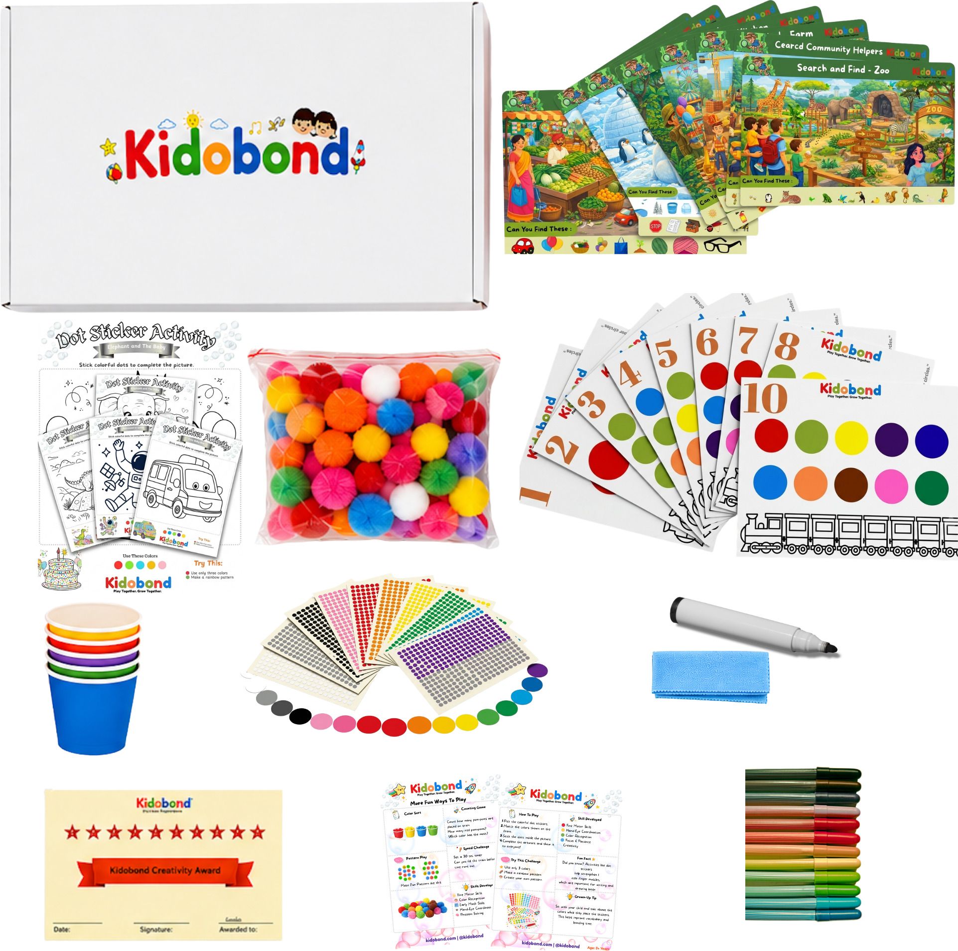 kidobond 3-in-1 Learning Activity Box-picture-26
