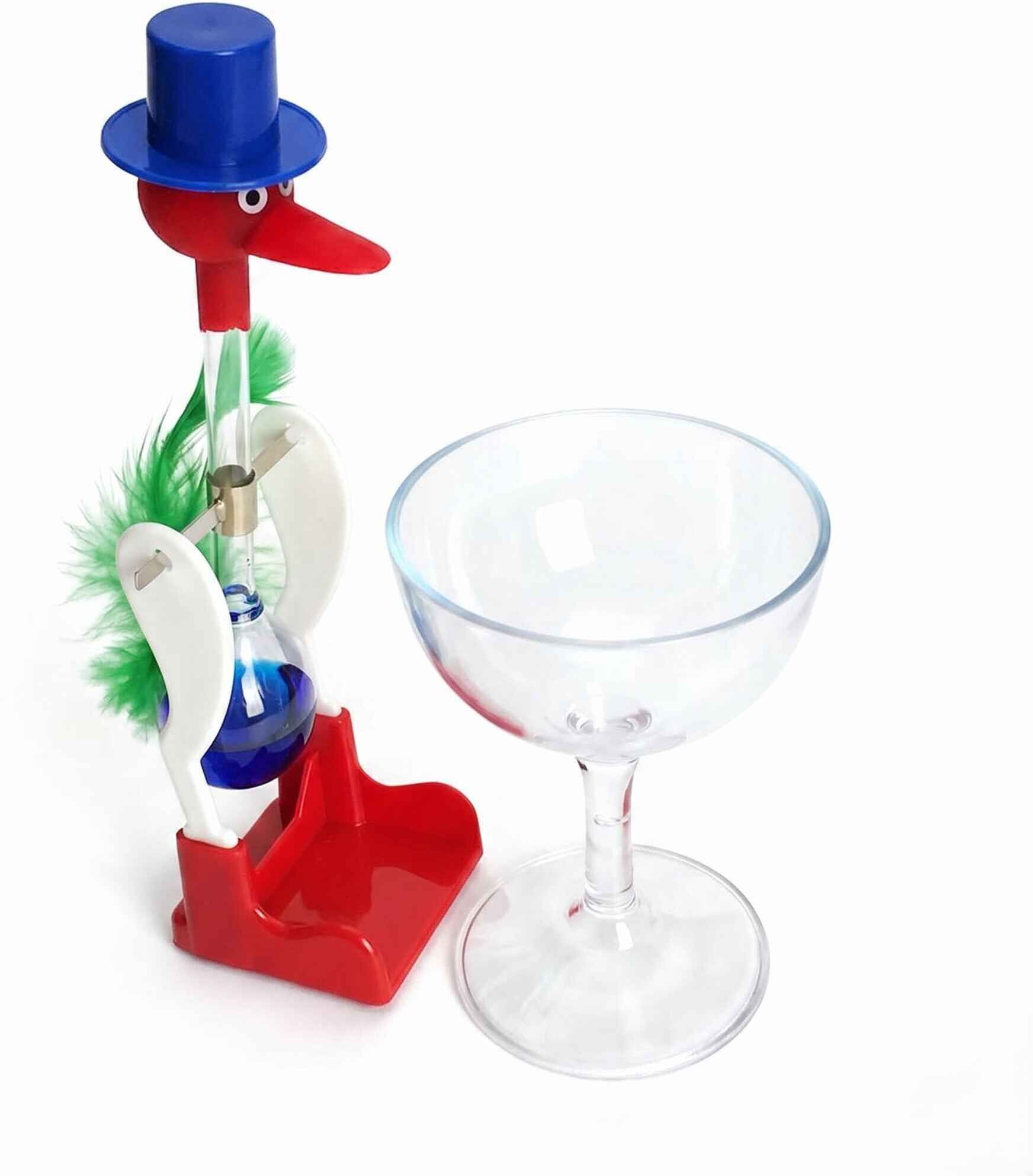 Drinking Bird With Cup Toy Perpetual Motion Desk Classic Bobbing Physics Gift-image-28