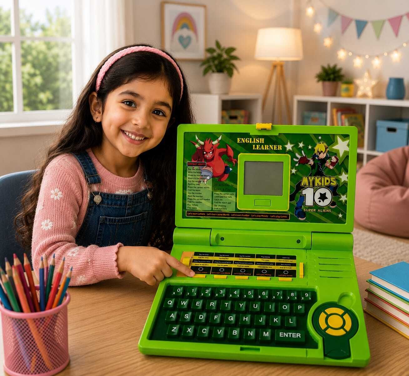 intelligent Educational Laptop Computer(IND*08976) Toy for Kids-picture-19