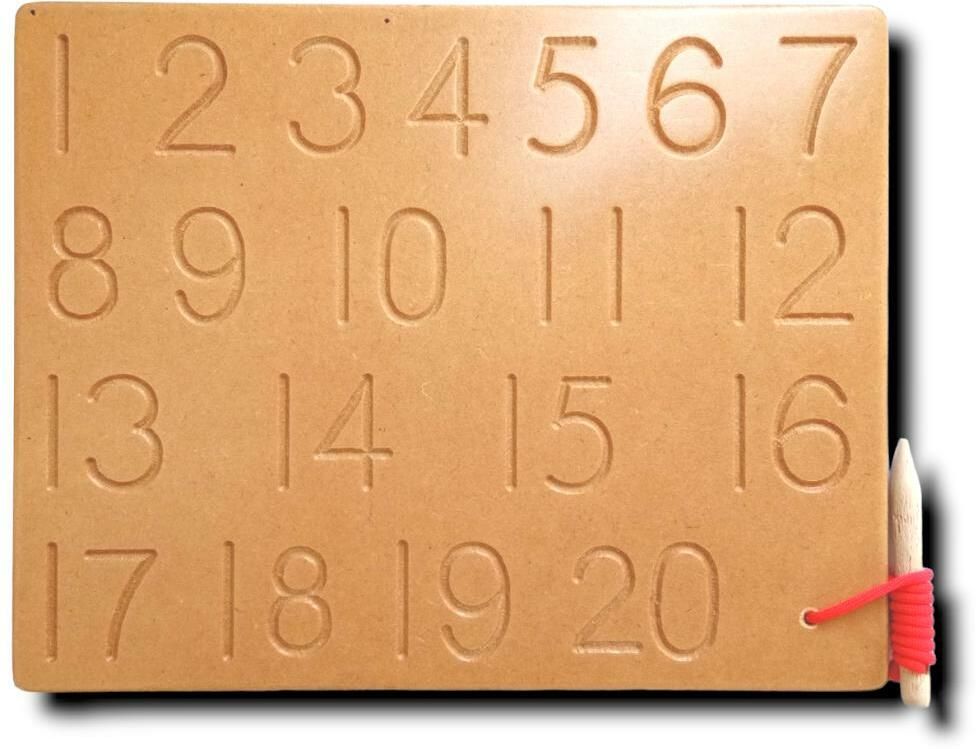 1to20 Counting Number's Tracing Board for Kids Or Toddler-image-35