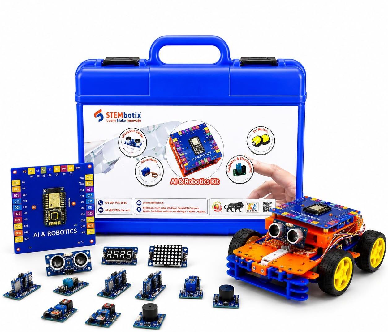 Discover AI Robotics Kit for Kids 8+ | STEM Coding Learning Kit-image-28