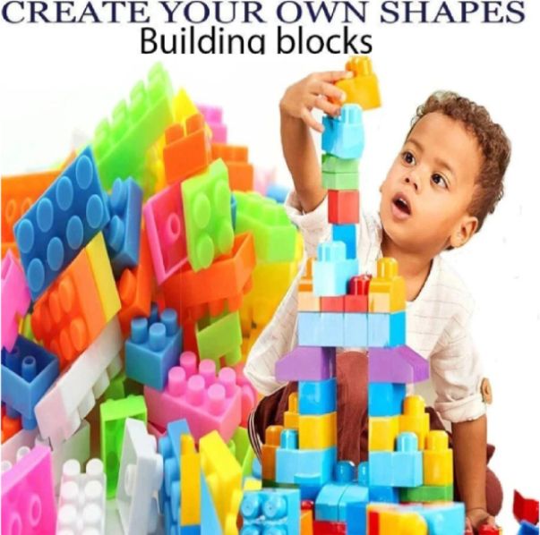aarozworld 100 Pcs Creative Building Blocks for Kids Building Blocks Toy Puzzle-picture-24