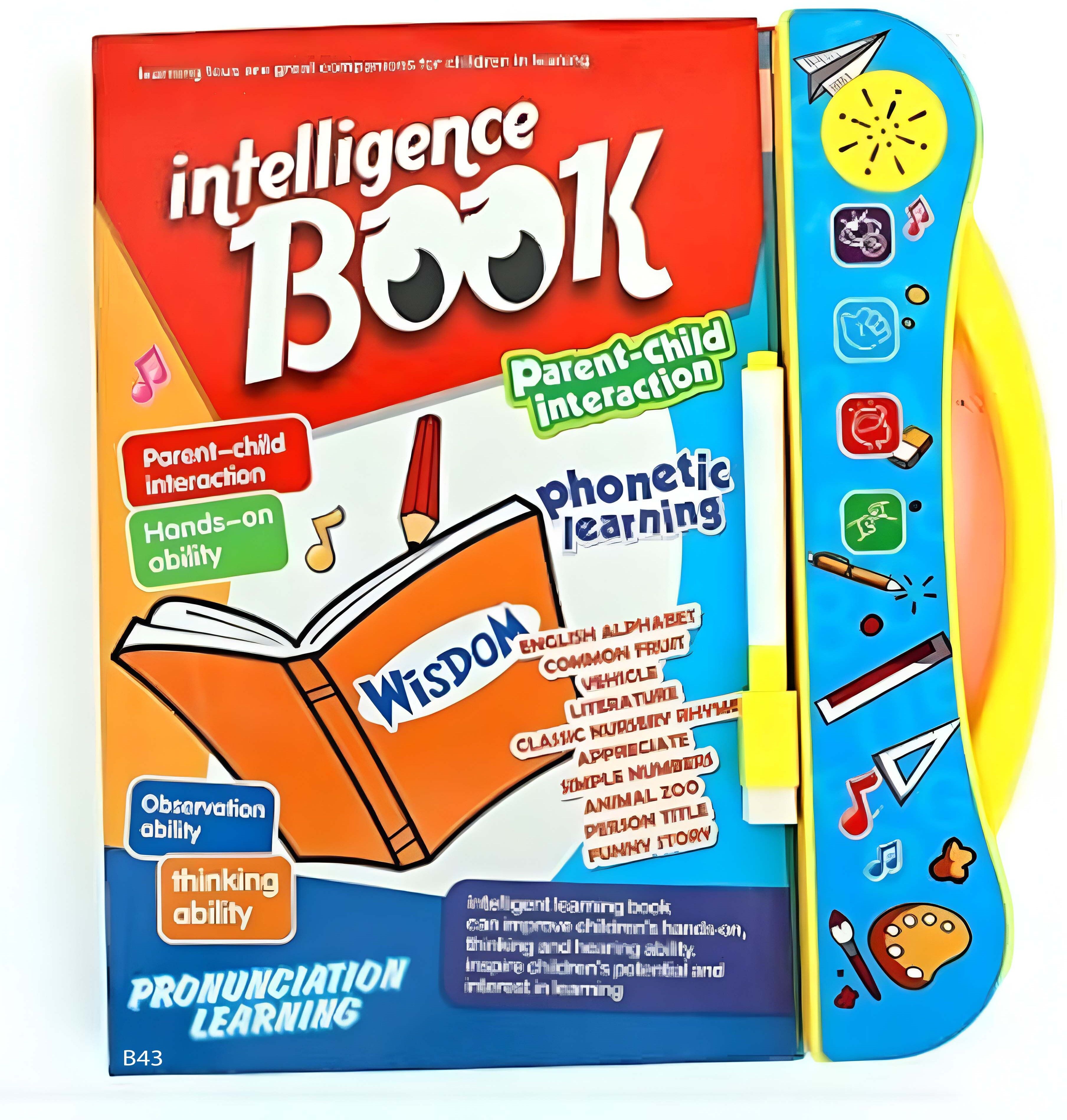 just97 Intelligence Book for Kids–Touch & English Letters & Words Learning toys A_200-picture-11