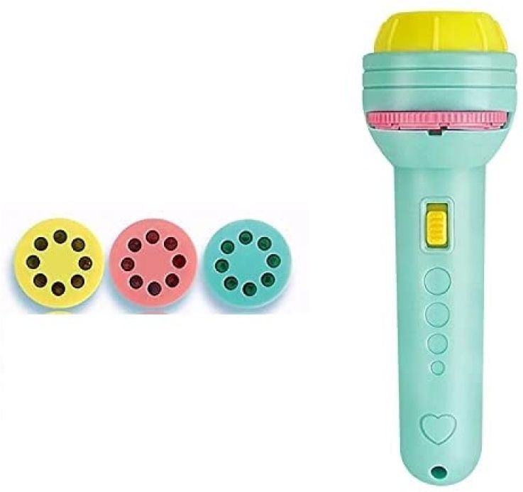3 Slides, 24 Patterns Projector Flashlight Torch, Kids Projection Light Type AB-image-33
