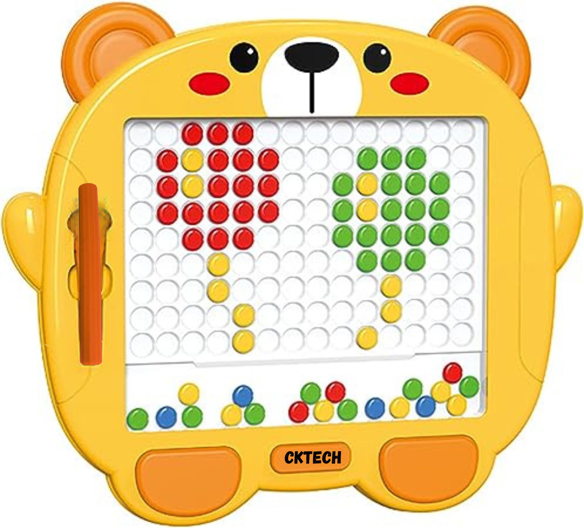 Magnetic Drawing Board with Pen and Pattern Book Dots Board