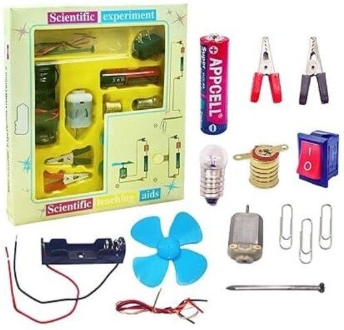 pmw Science Kit for Kids Learning - Electric Circuit Kit Motor Fan Toy-picture-28