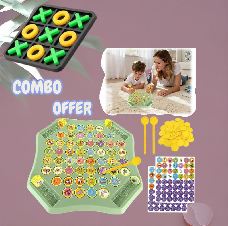 2-in-1 Kids Travel Game Tic Tac Toe + Memory Match Token Pack-image-31