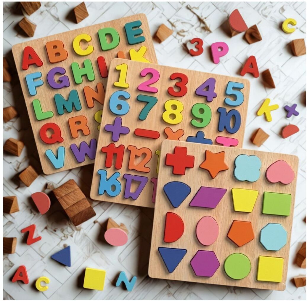 beauty bright Montessori Educational Wooden Puzzle Board for Toddlers and Preschool B1T726-picture-10