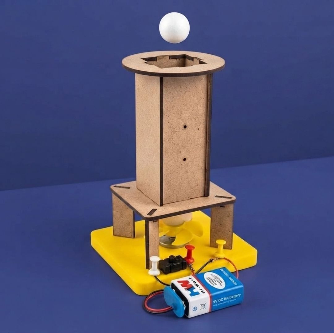erhindia DIY Educational Air Suspension Ball Physics Experiment Working Model Kit-picture-41