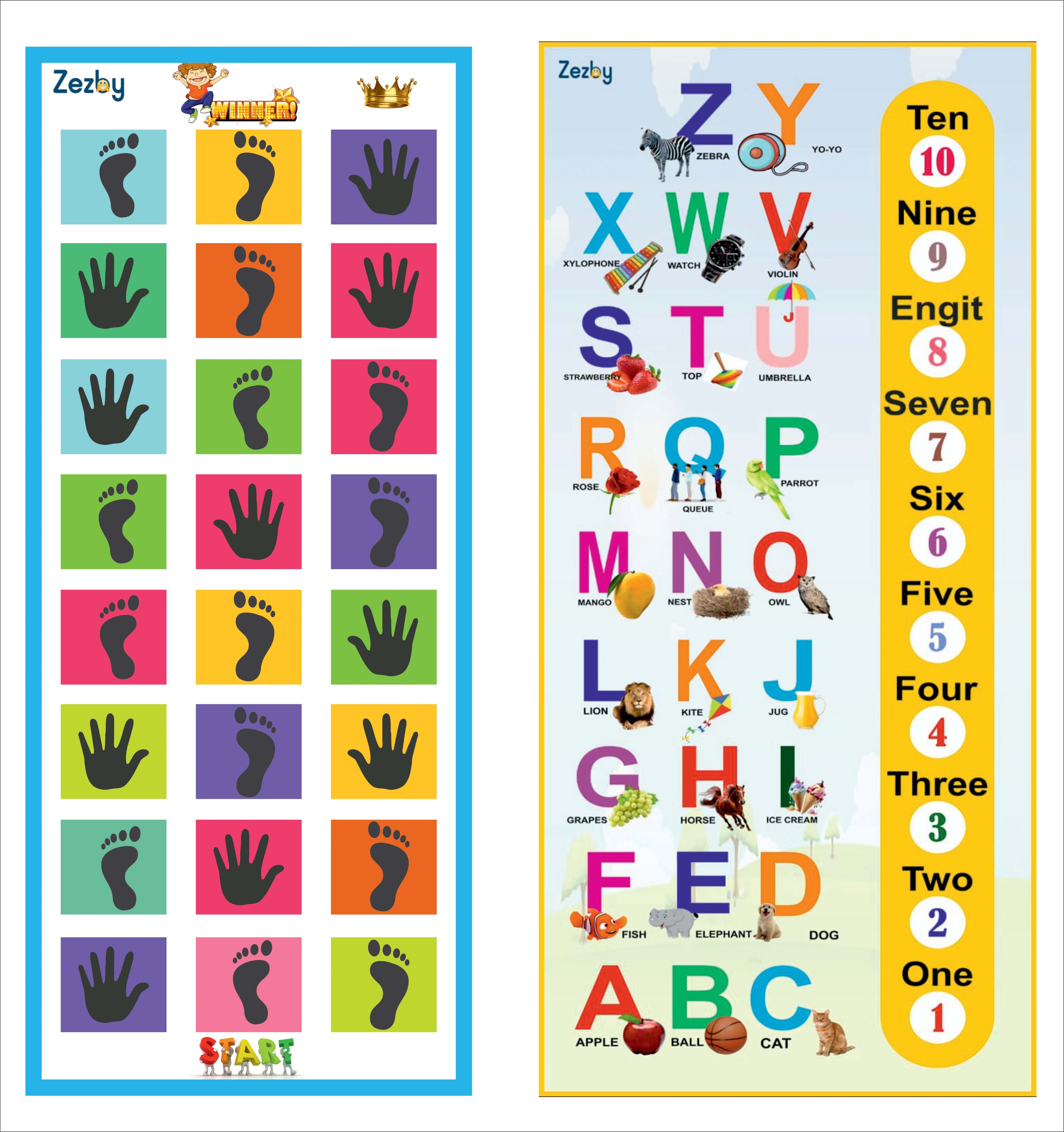 Premium Jumbo Play Mat, Game for Kids, Adults, Indoor-Outdoor Game Mat Pack Of 2-image-45