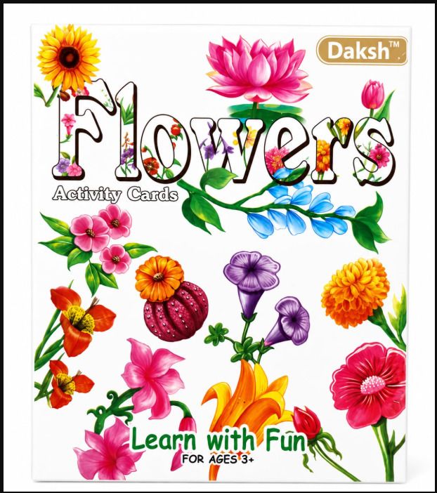 Flowers Activity Cards, Learn with Fun, Educational-image-48