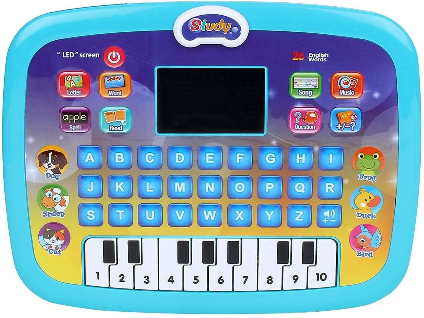 skstore Educational Laptop Learner Babys Boys and Girls Players 26 English Words-picture-17