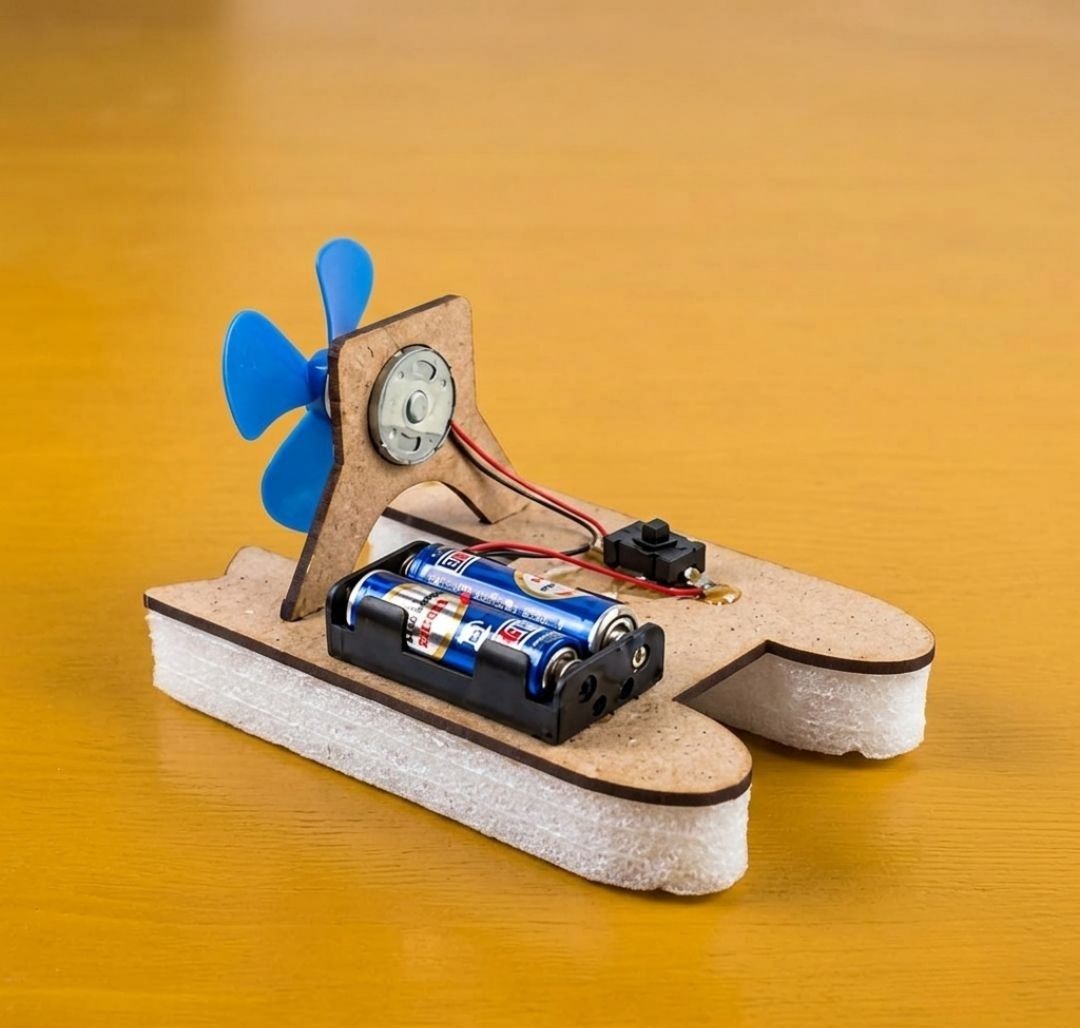 erhindia DIY Wind Powered Water Boat Engineering Science Project Working Model Students-picture-30