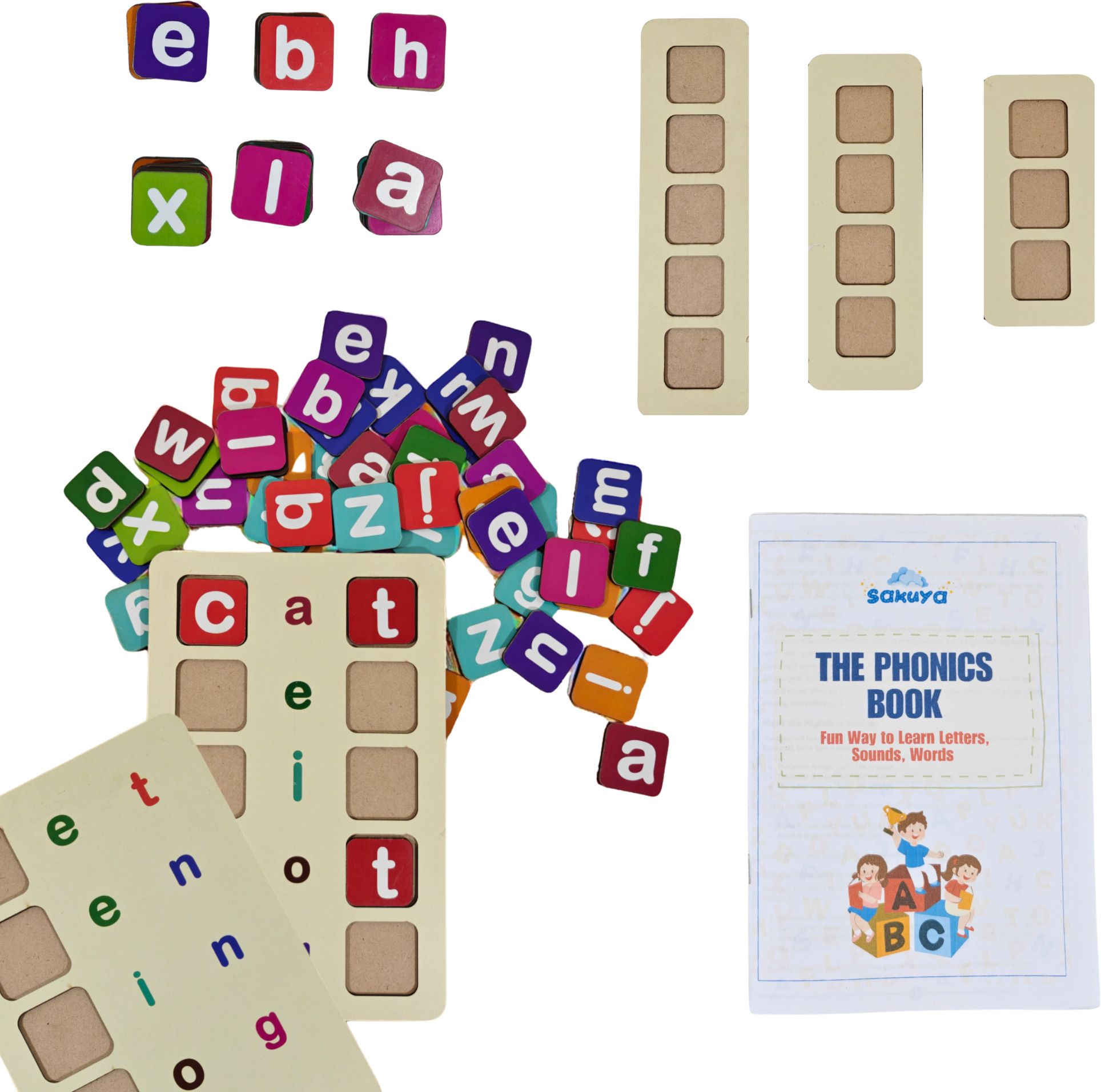 Hands-On Phonics Kit for Kids | Games for Kids | Letter and Spelling Game-image-14